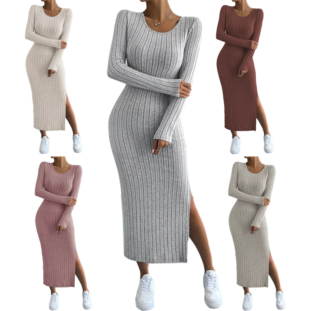 Knit Bodycon Dress – London Nights | Saazii