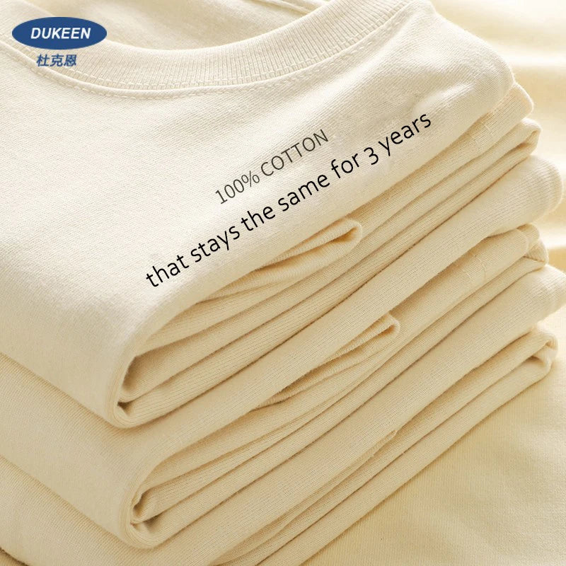 Dukeen Oversized 280gsm Cotton T-Shirt – Unisex Streetwear
