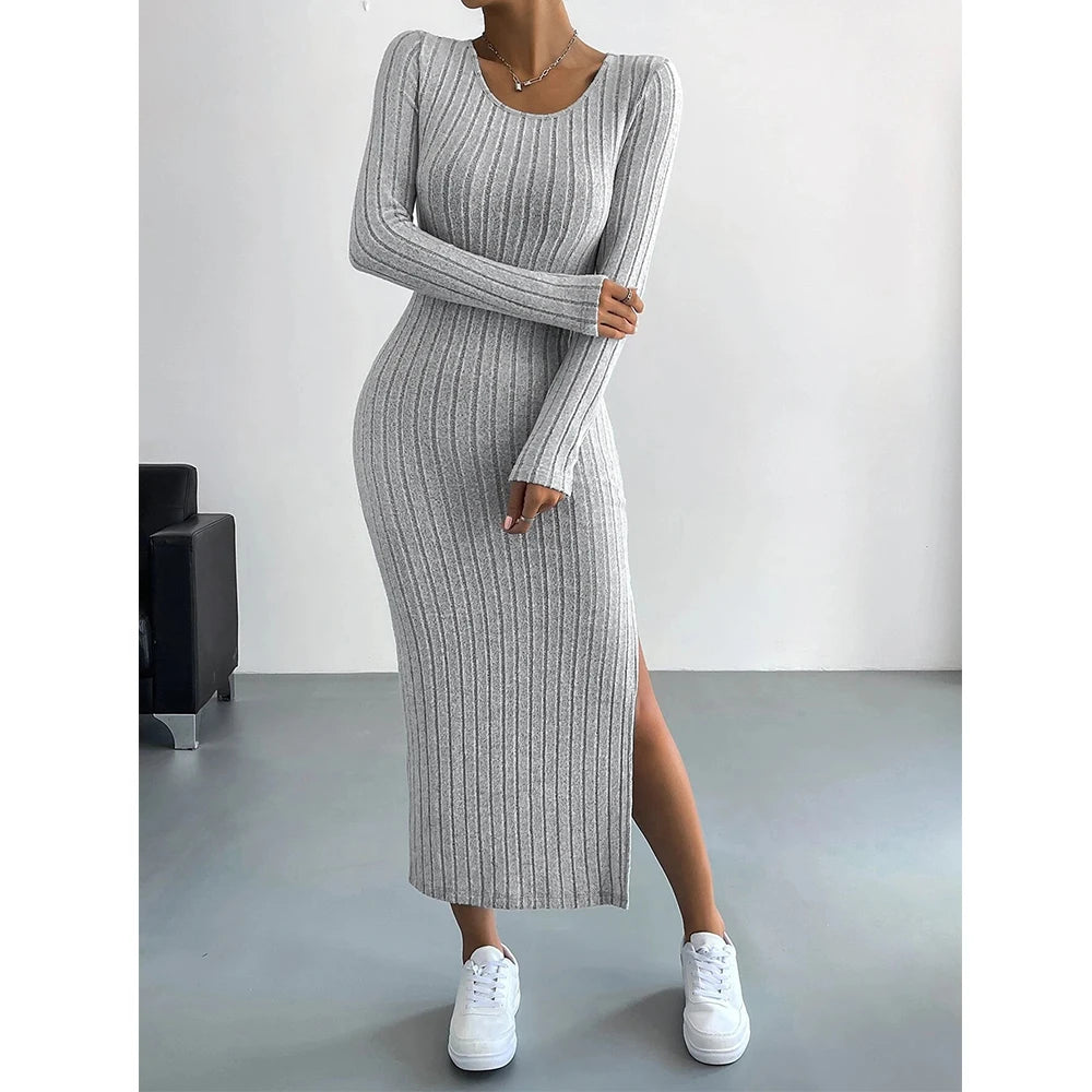 Knit Bodycon Dress – London Nights | Saazii