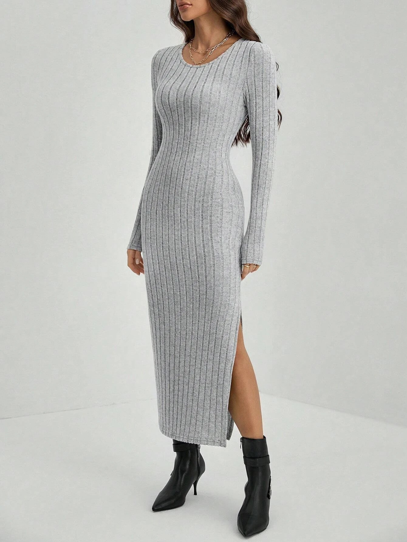 Knit Bodycon Dress – London Nights | Saazii