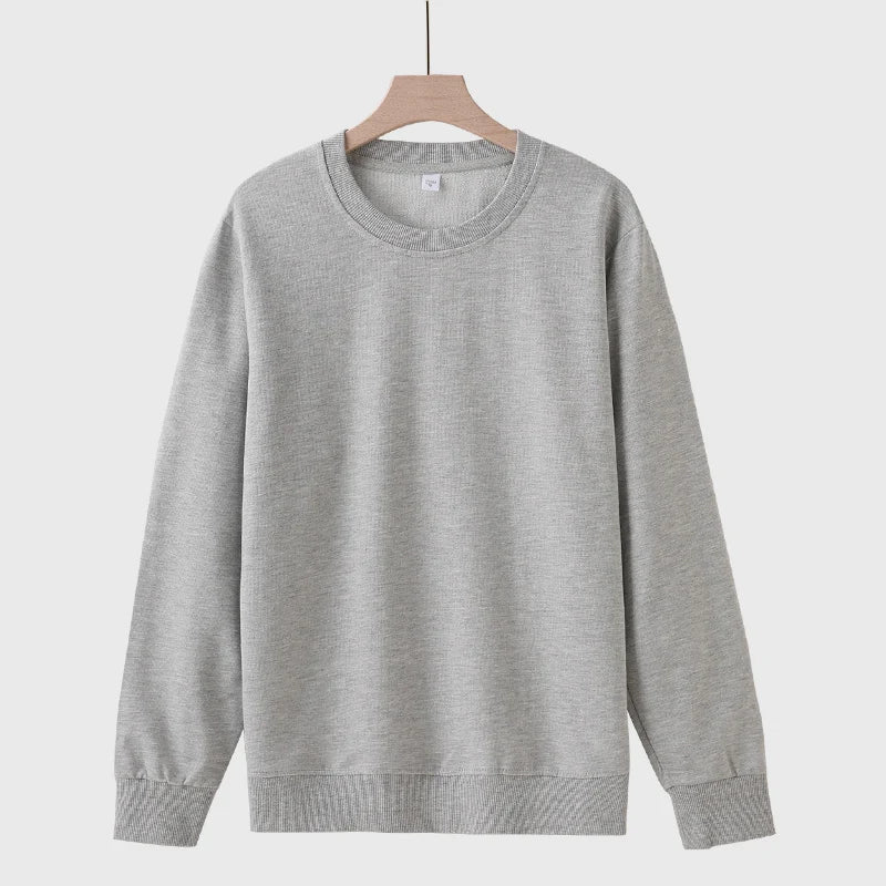 Plush Fleece Sweatshirt – Cozy Cotton Hoodie for Fall & Winter