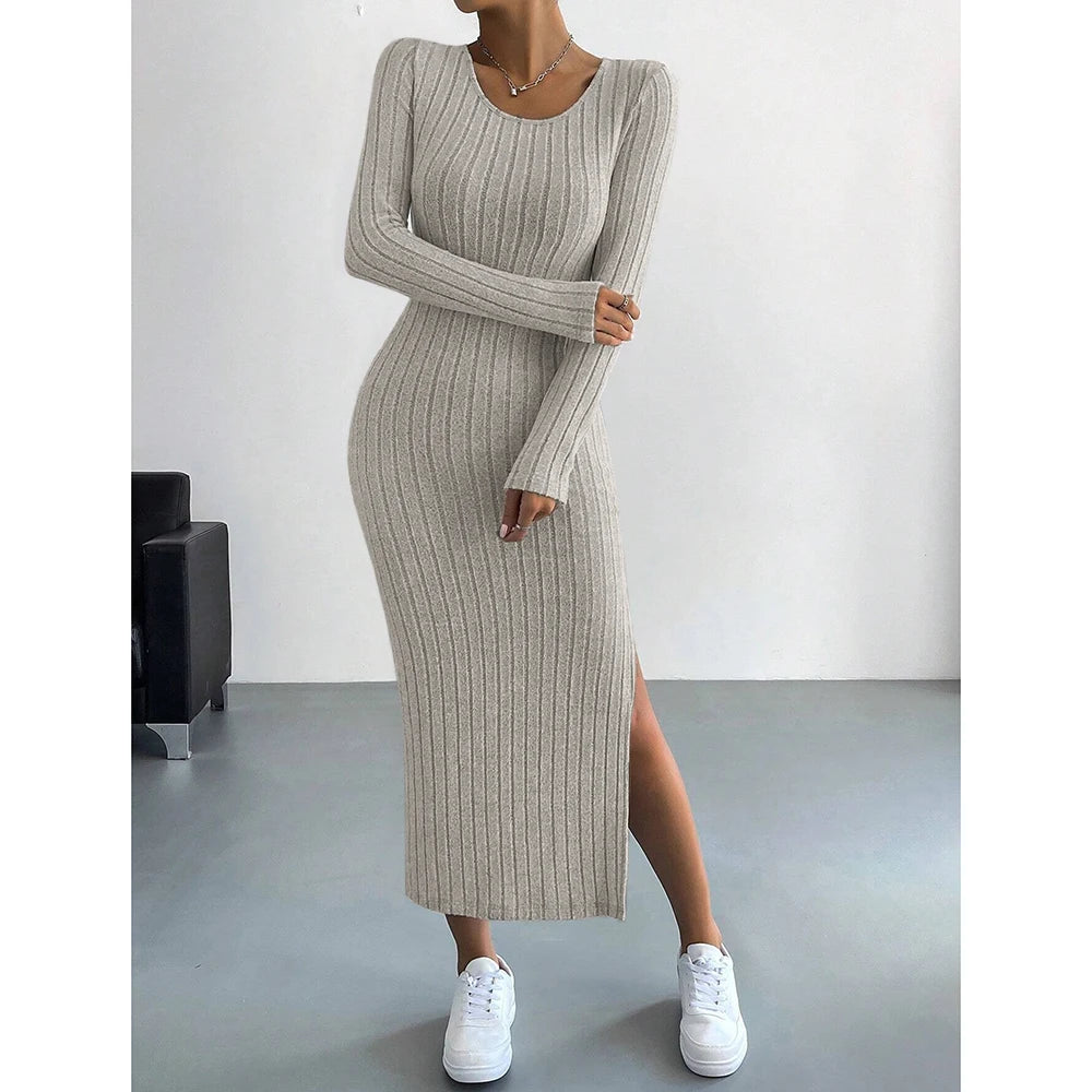 Knit Bodycon Dress – London Nights | Saazii