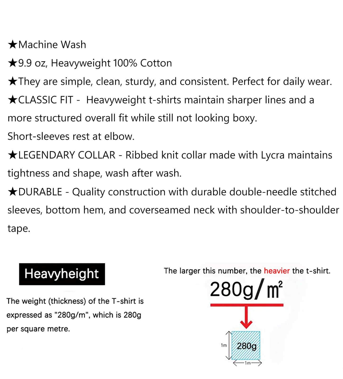Dukeen Oversized 280gsm Cotton T-Shirt – Unisex Streetwear