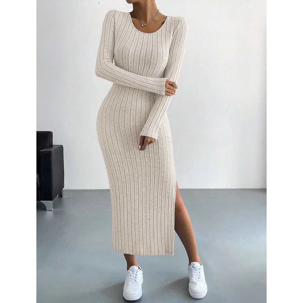 Knit Bodycon Dress – London Nights | Saazii