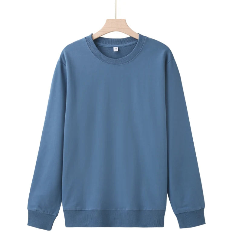 Plush Fleece Sweatshirt – Cozy Cotton Hoodie for Fall & Winter