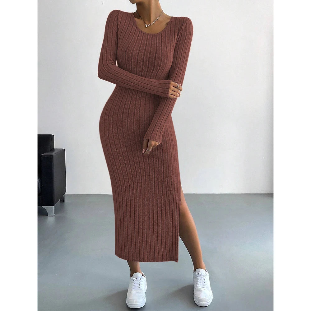 Knit Bodycon Dress – London Nights | Saazii