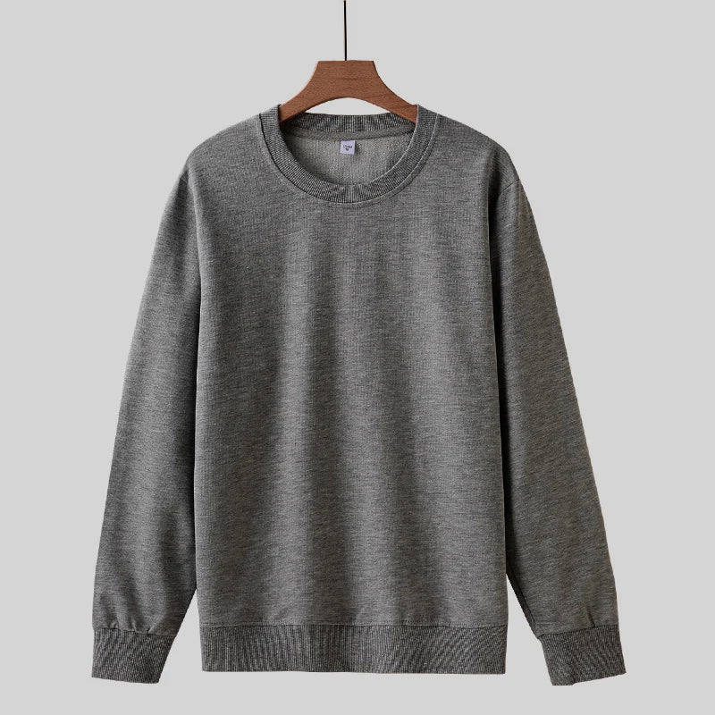 Plush Fleece Sweatshirt – Cozy Cotton Hoodie for Fall & Winter