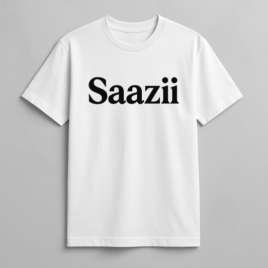Saazii Signature T-Shirt – Premium Comfort, Bold Style