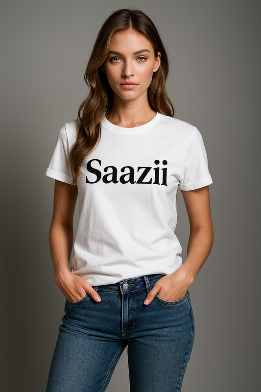 Saazii Signature T-Shirt – Premium Comfort, Bold Style