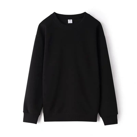 Plush Fleece Sweatshirt – Cozy Cotton Hoodie for Fall & Winter