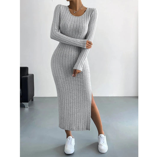 Knit Bodycon Dress – London Nights | Saazii