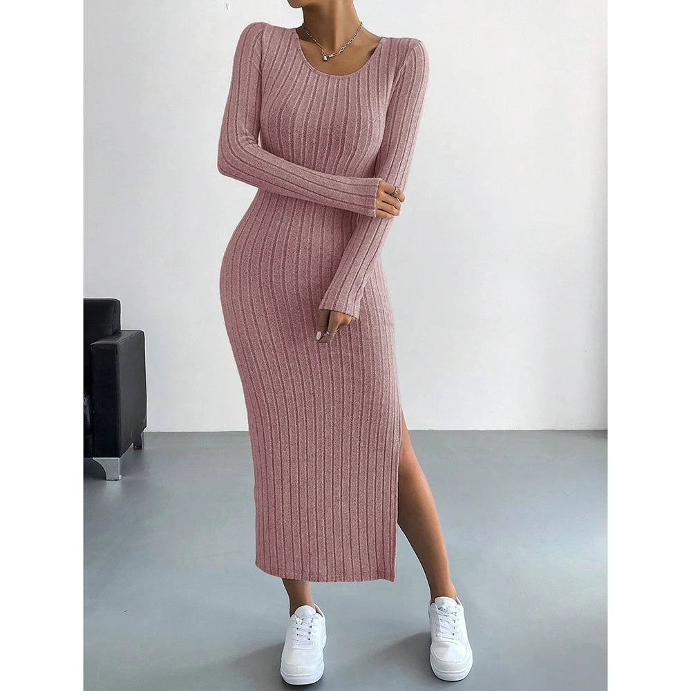 Knit Bodycon Dress – London Nights | Saazii